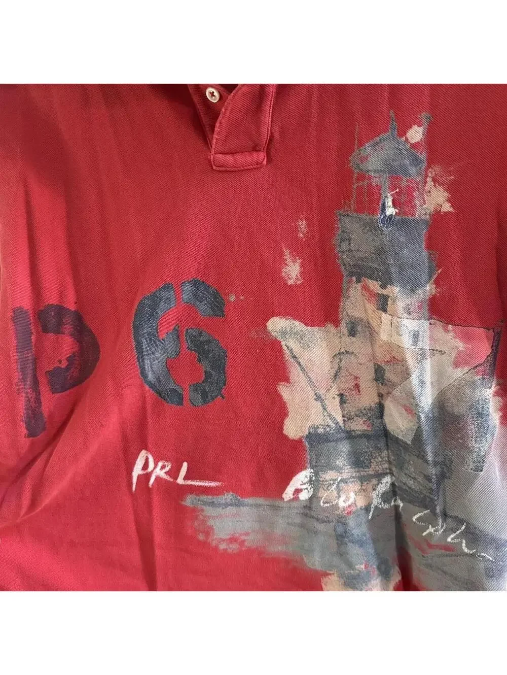 🛟 Rare Polo Ralph Lauren P6 Sportsman Lighthouse Country Polo XL